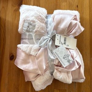 Little Giraffe Pink Baby Blanket